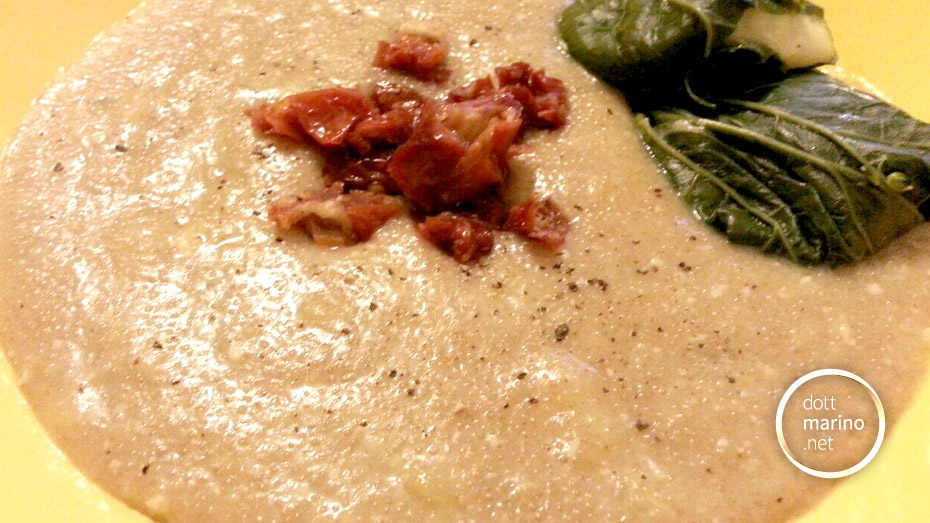 Crema di Amaranto con patate e anacardi